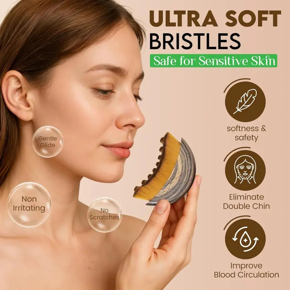 Brosse contour visage lymphatique Gua Sha SecretsBeaute