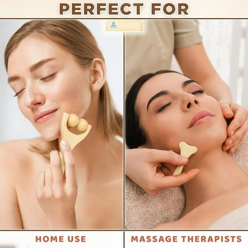 Outils de massage facial Gua Sha (lot de 5 pièces) SecretsBeaute
